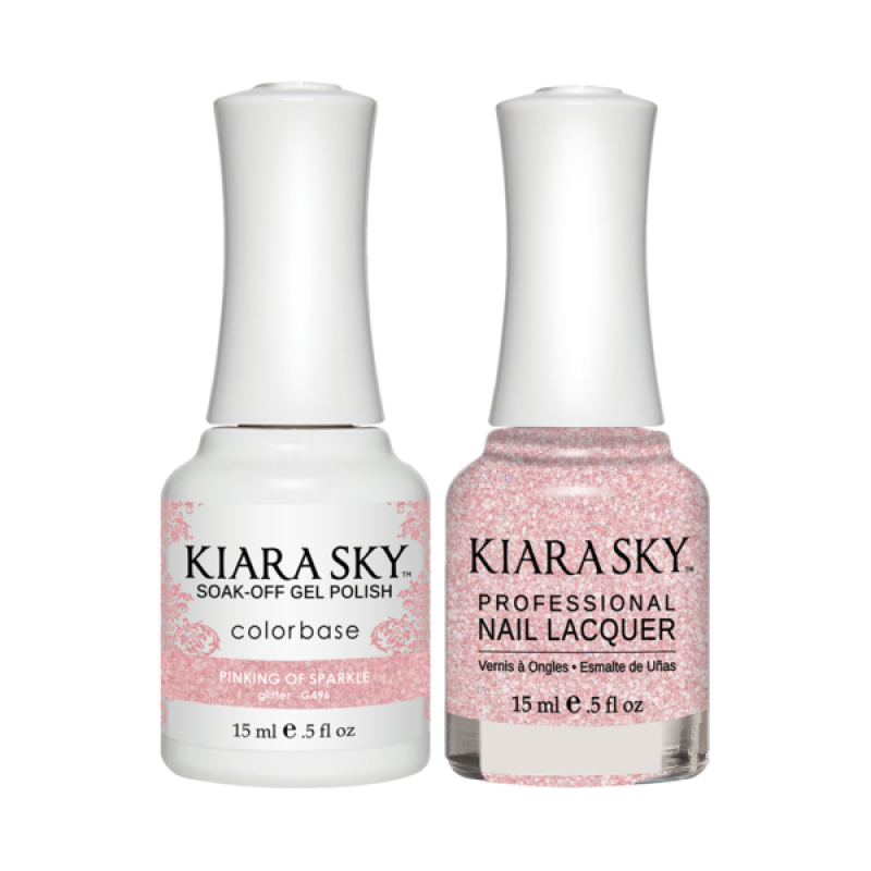 KIARA SKY Matchmaker 15ml - Pinking Of Sparkle 496